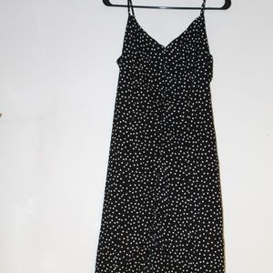 Black & White Button Down Maxi Dress by Sienna Sky